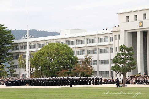 江田島地区自衛隊記念日記念行事 整列している自衛官 1