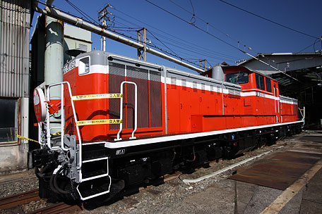JR貨物フェスティバル広島車両所で公開されていたDD51 852番